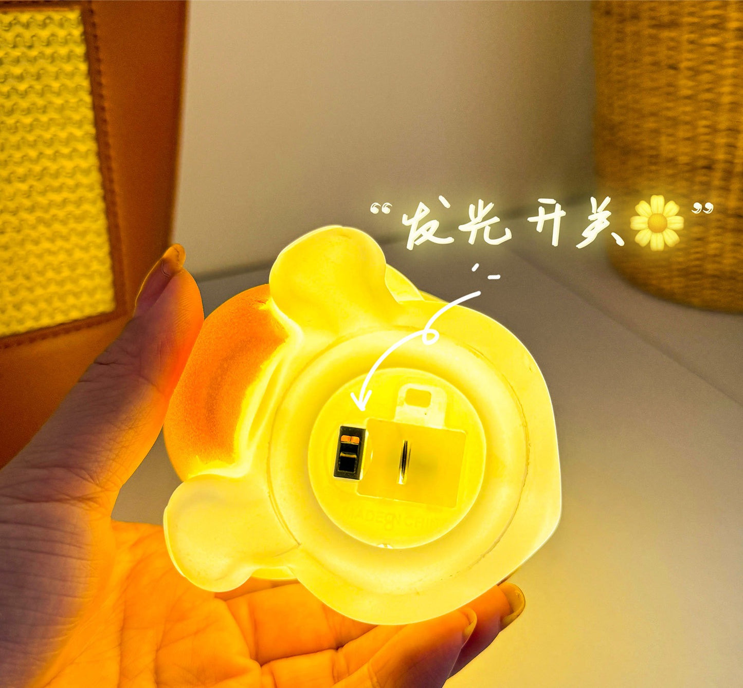 Little star with christmas hat Led Night Light