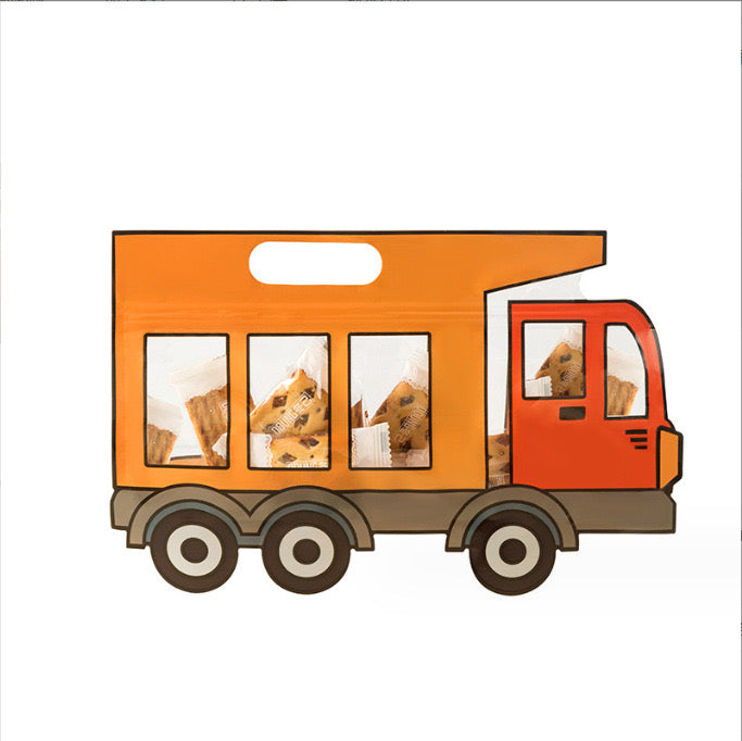 Assorted Vehicle Shaped Reusable, Ziplock, Plastic Bags