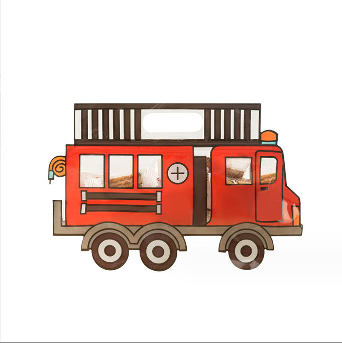 Assorted Vehicle Shaped Reusable, Ziplock, Plastic Bags