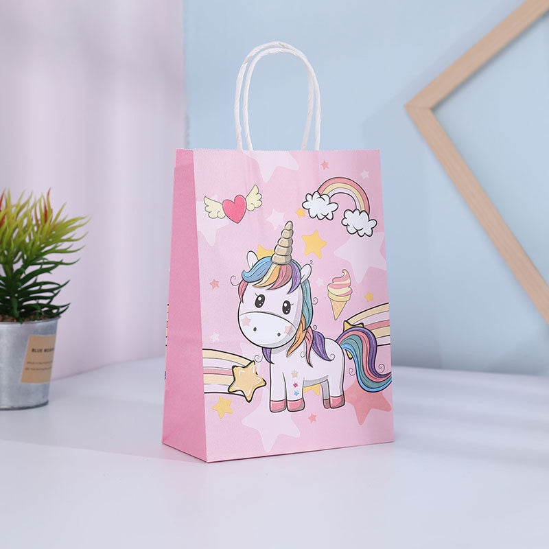 Unicorn paper carrying bag 21x15x8cm