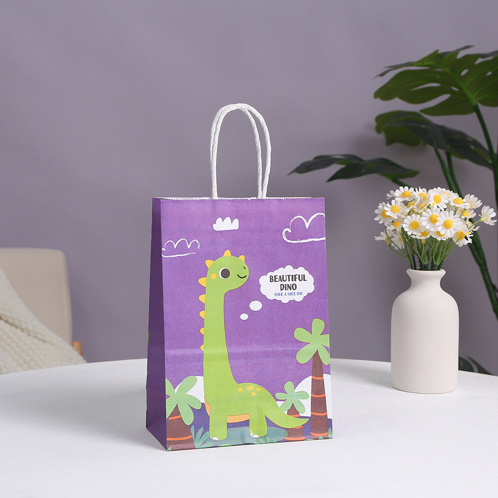 Dinosaur paper bag gift bag 21x15x8cm