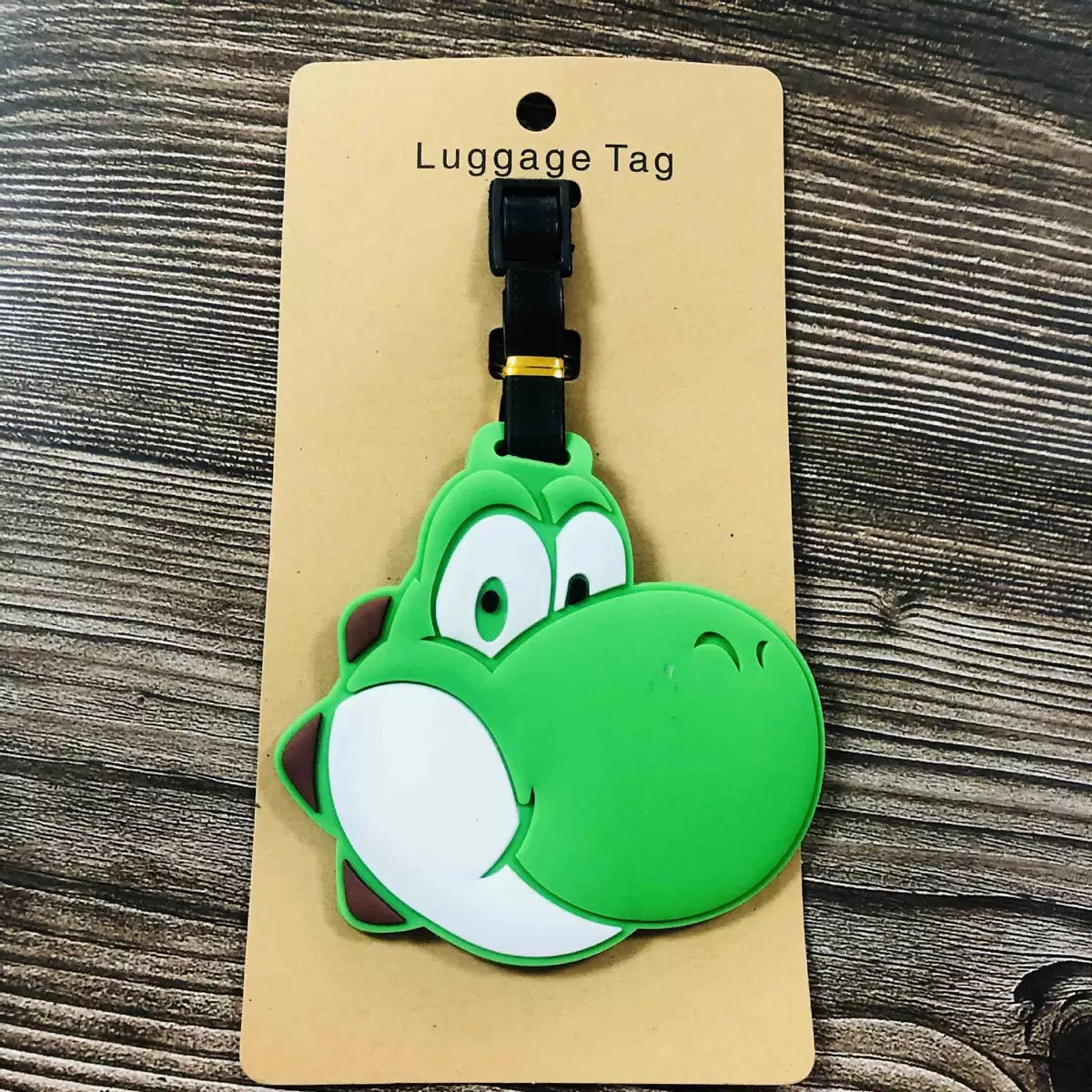 Super Mario Silicone Luggage Tag