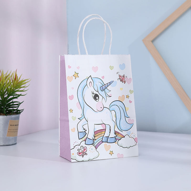 Unicorn paper carrying bag 21x15x8cm