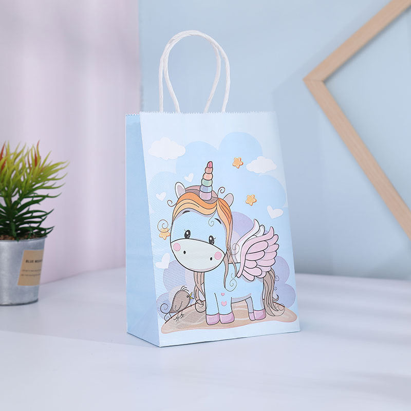Unicorn paper carrying bag 21x15x8cm