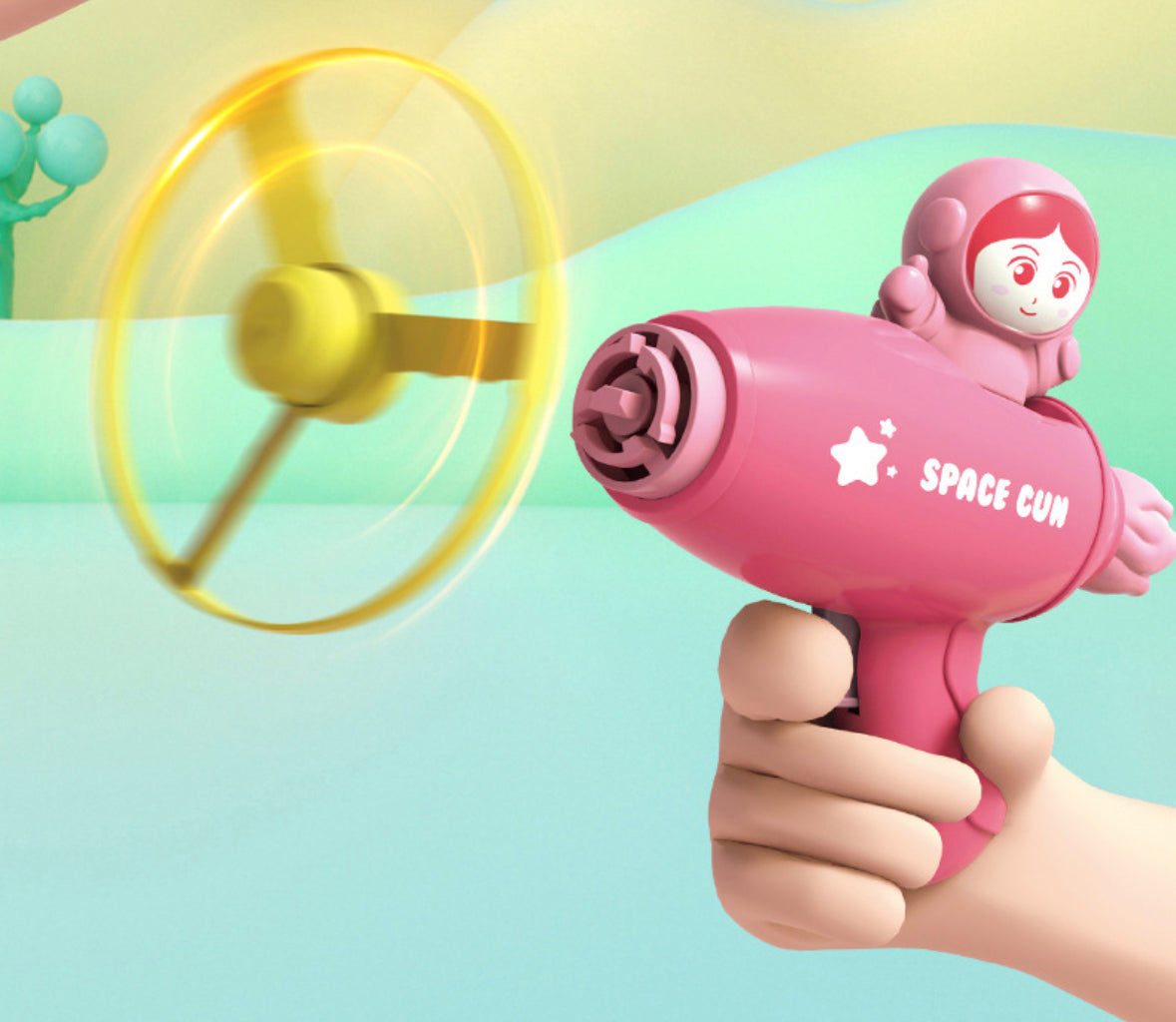 Outdoor flying disc launcher set