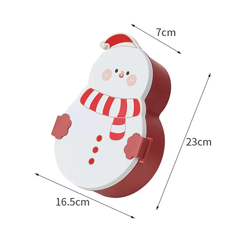 Christmas Snowman bento box lunch box