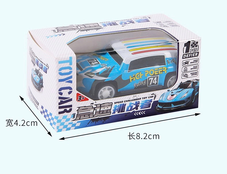 Alloy pull back tin car toy
