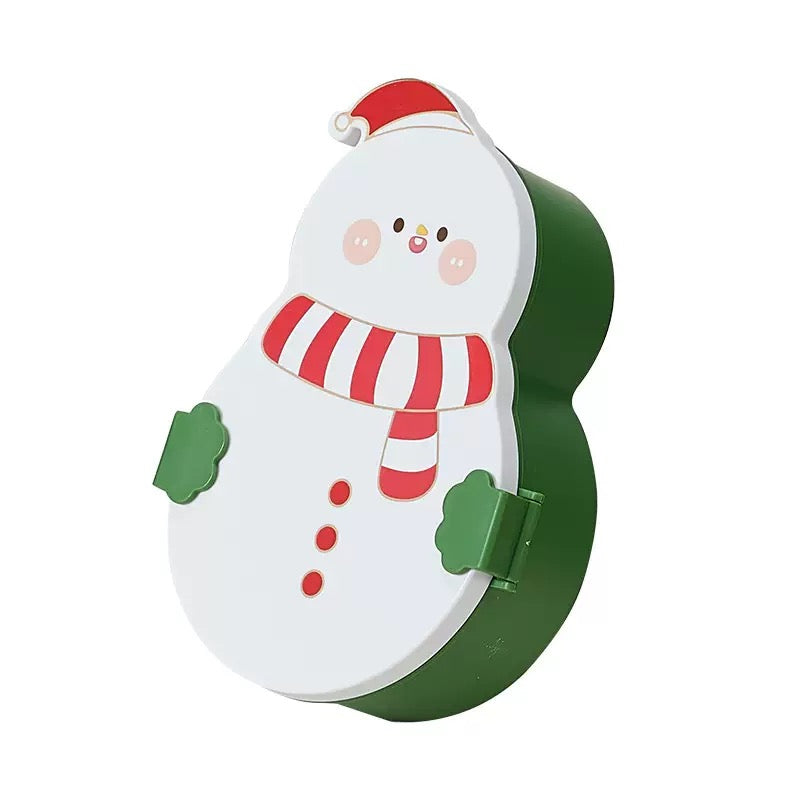 Christmas Snowman bento box lunch box