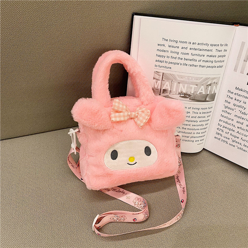 Cartoon sanrio plush handheld gift bag