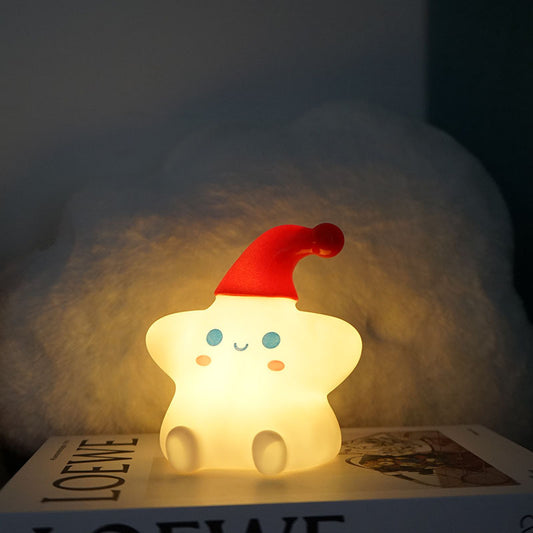 Little star with christmas hat Led Night Light