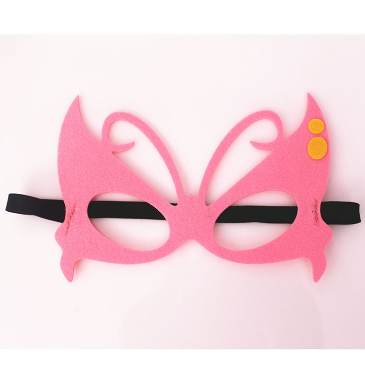 Pink Butterfly Felt Masks