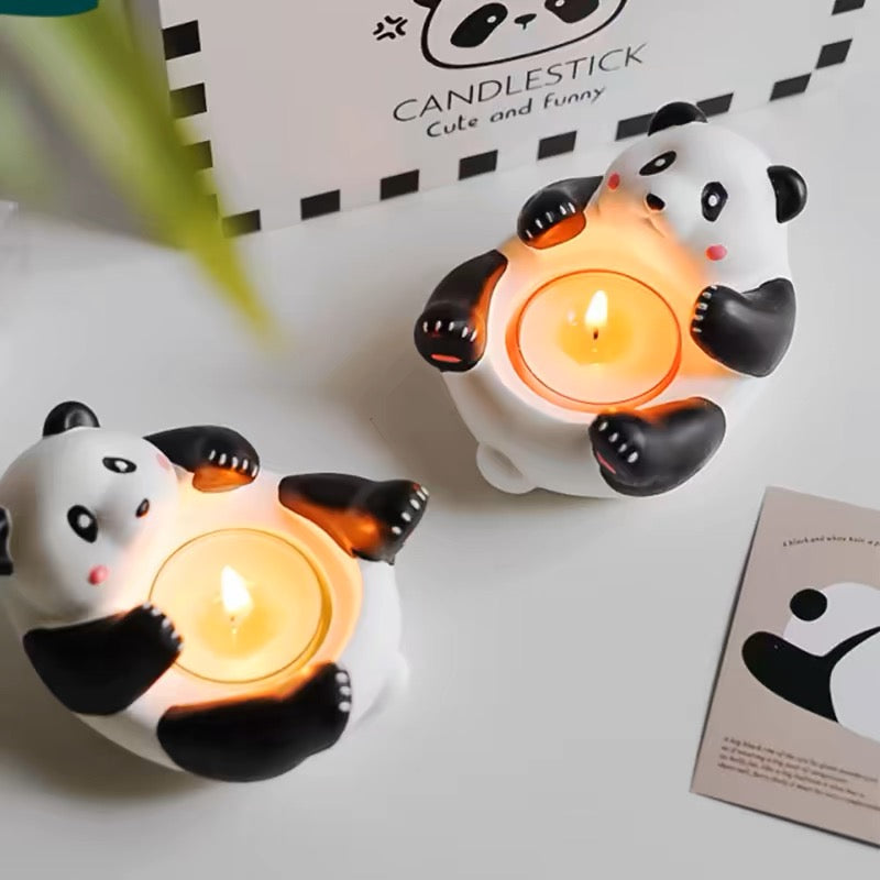 Panda Candle Holder 9.7x7x5cm