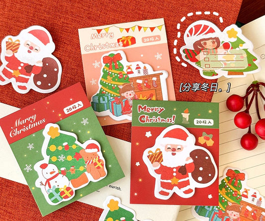 Christmas Themed Sticky Notes/ Memo Pads