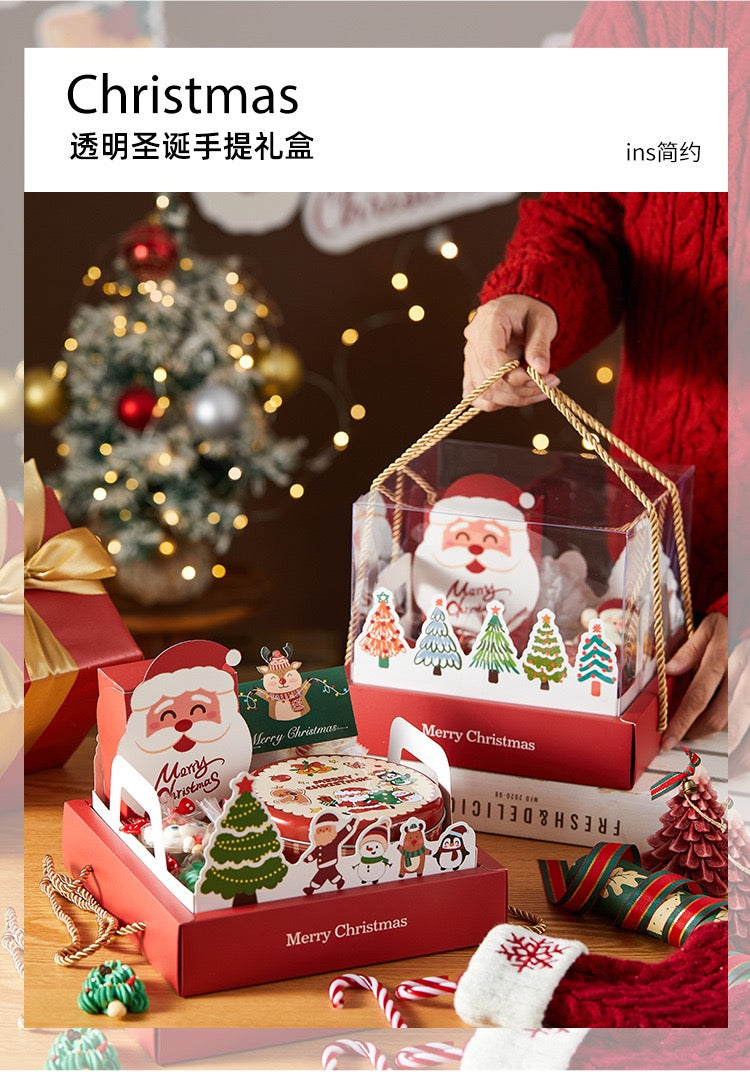 3D Christmas Hand Carry Gift Box 21.5x21.5x23cm