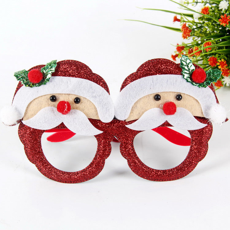 Christmas Glitter Glasses