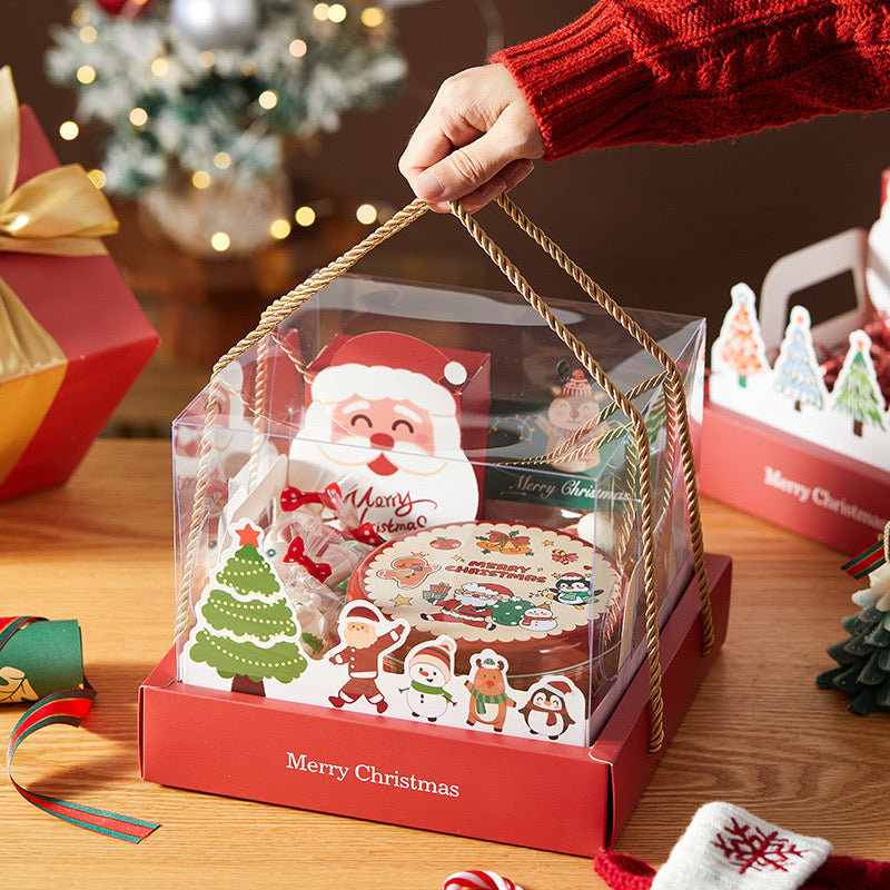 3D Christmas Hand Carry Gift Box 21.5x21.5x23cm