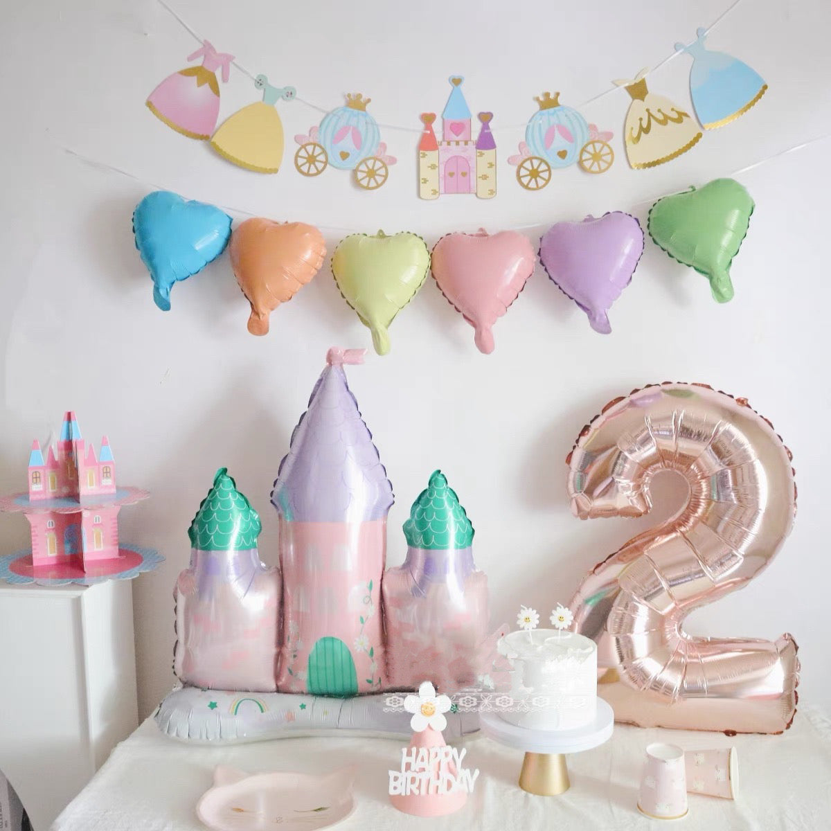 Princess Dream Castle Foil Balloon