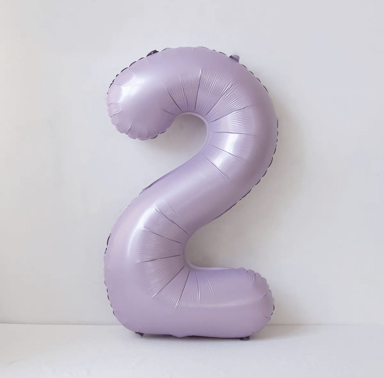 40" Purple Foil Number Balloons