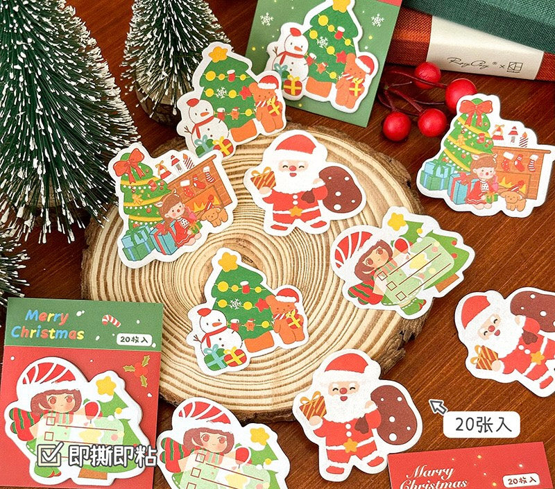 Christmas Themed Sticky Notes/ Memo Pads