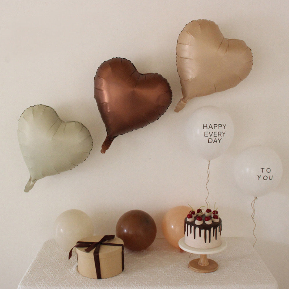 18" Multicolor Heart Shaped Foil Balloons