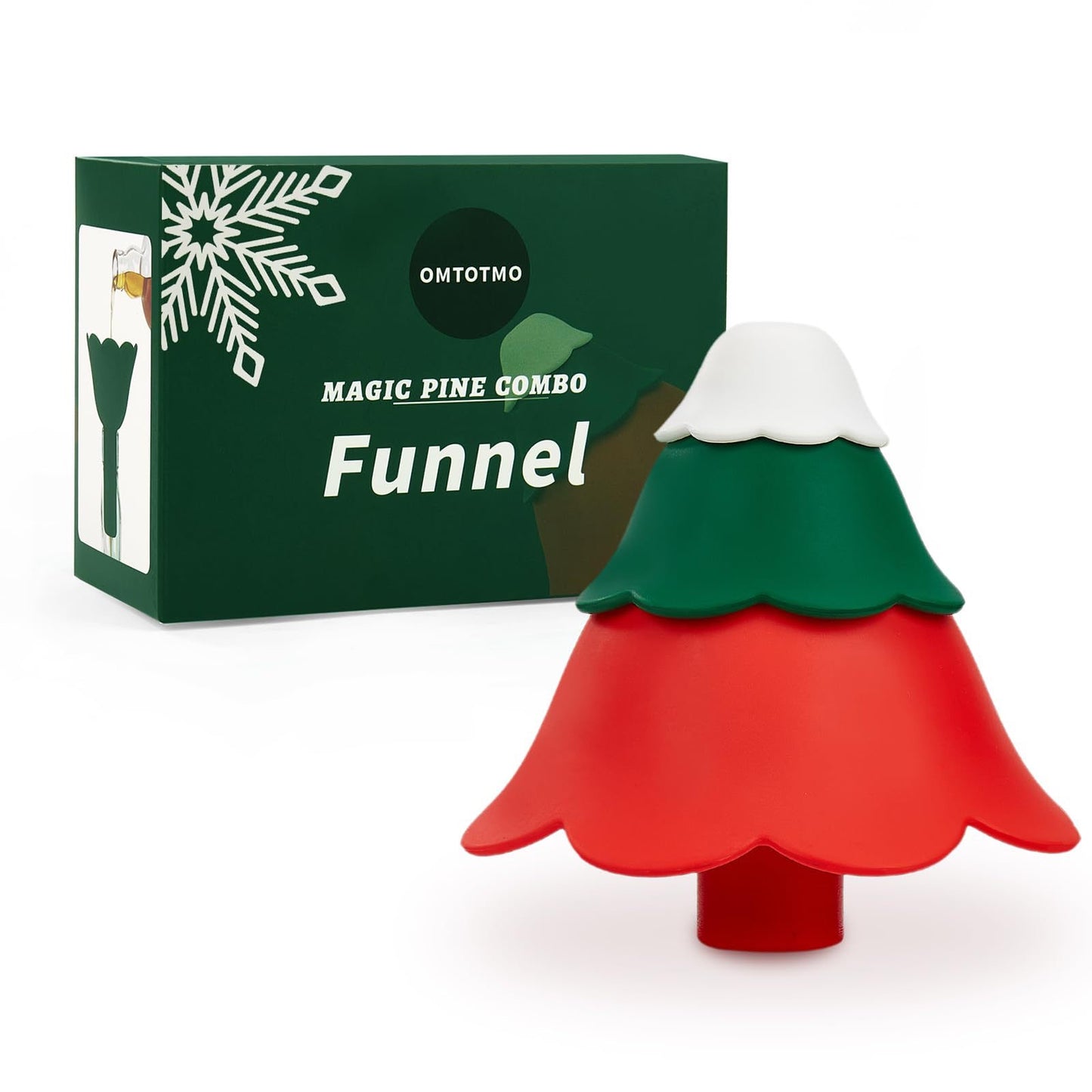 Silicone Christmas Tree Funnel Set