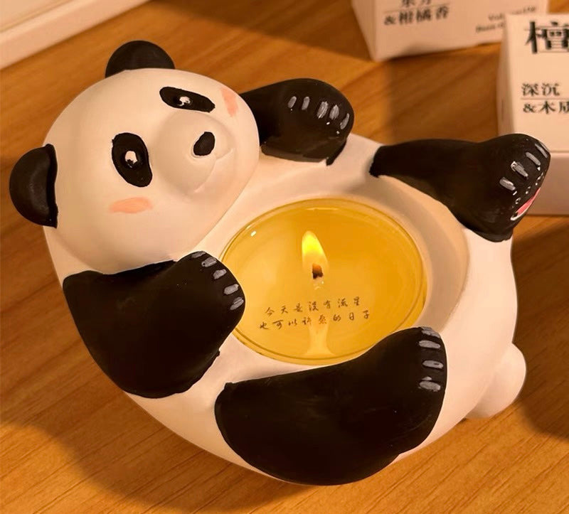 Panda Candle Holder 9.7x7x5cm