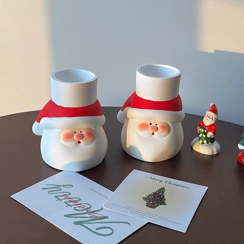 Santa Claus Candle Holder (without candles ) 6x8x8.5cm