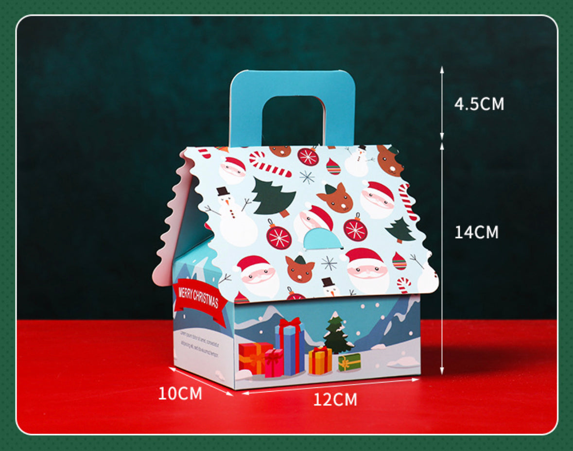 Christmas Themed House - Shaped Gift Box