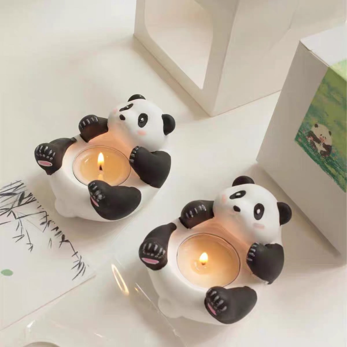 Panda Candle Holder 9.7x7x5cm