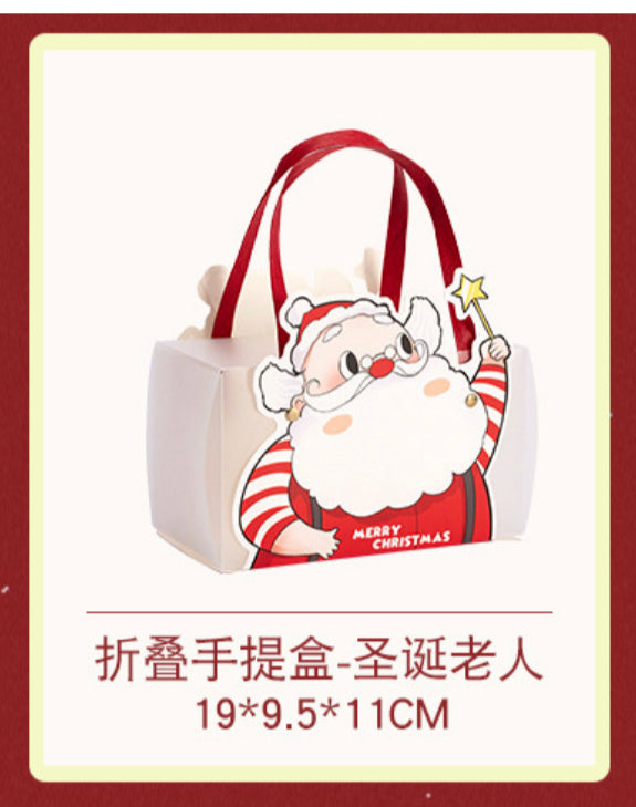 Christmas Santa Claus Gift Bags with Handle