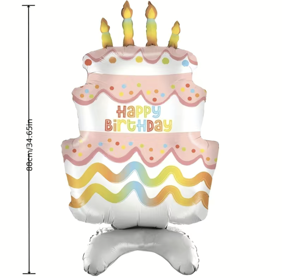 Stand Birthday Cake Balloon