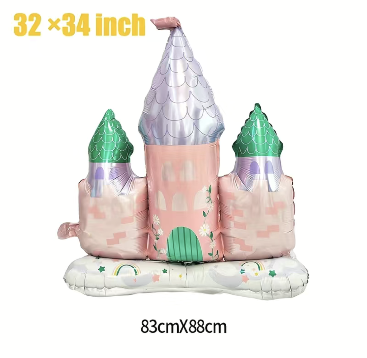 Princess Dream Castle Foil Balloon