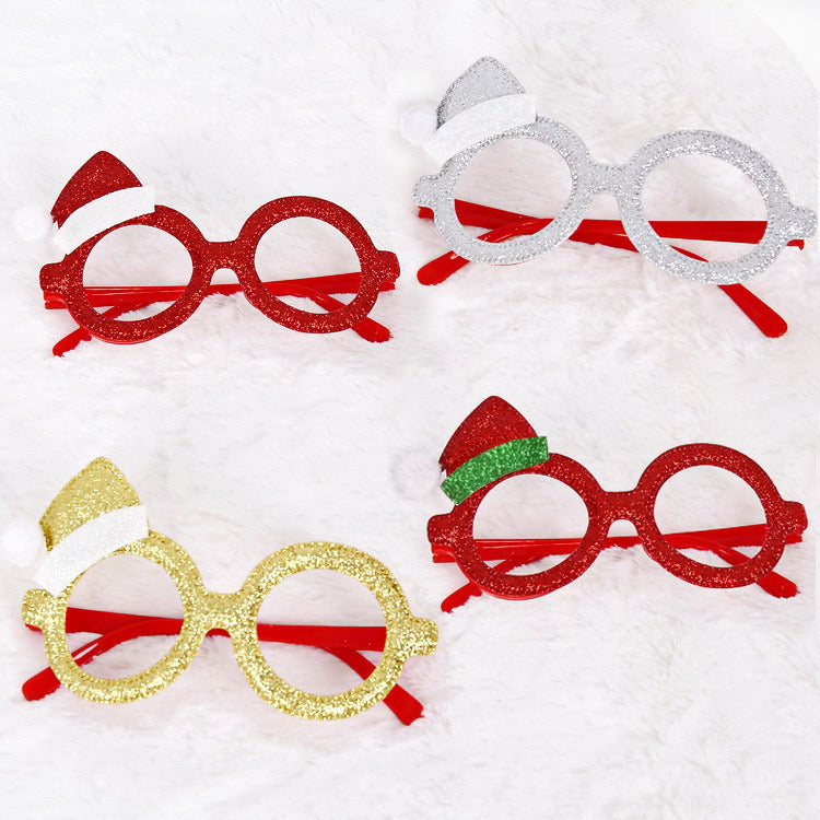 Christmas Glitter Glasses