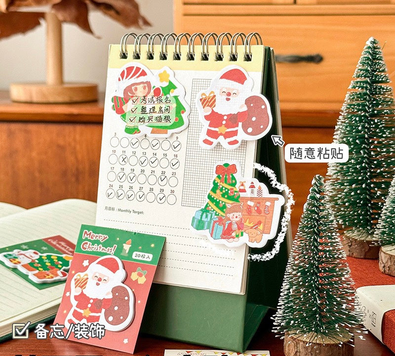 Christmas Themed Sticky Notes/ Memo Pads