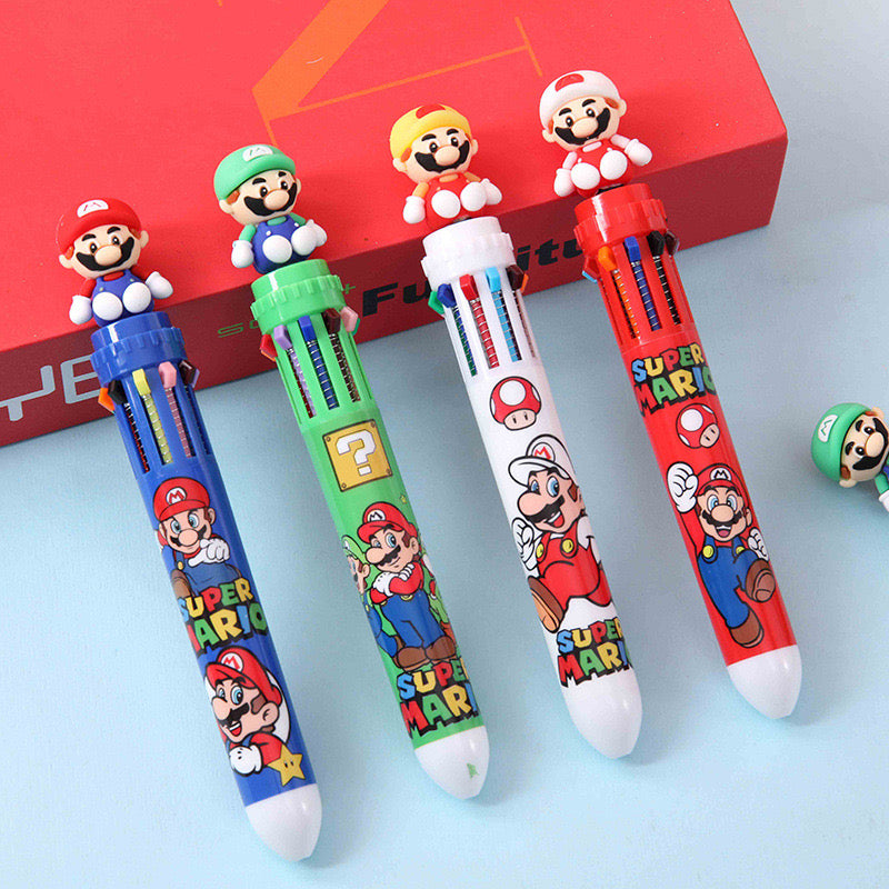 Super Mario ten color ballpoint pen