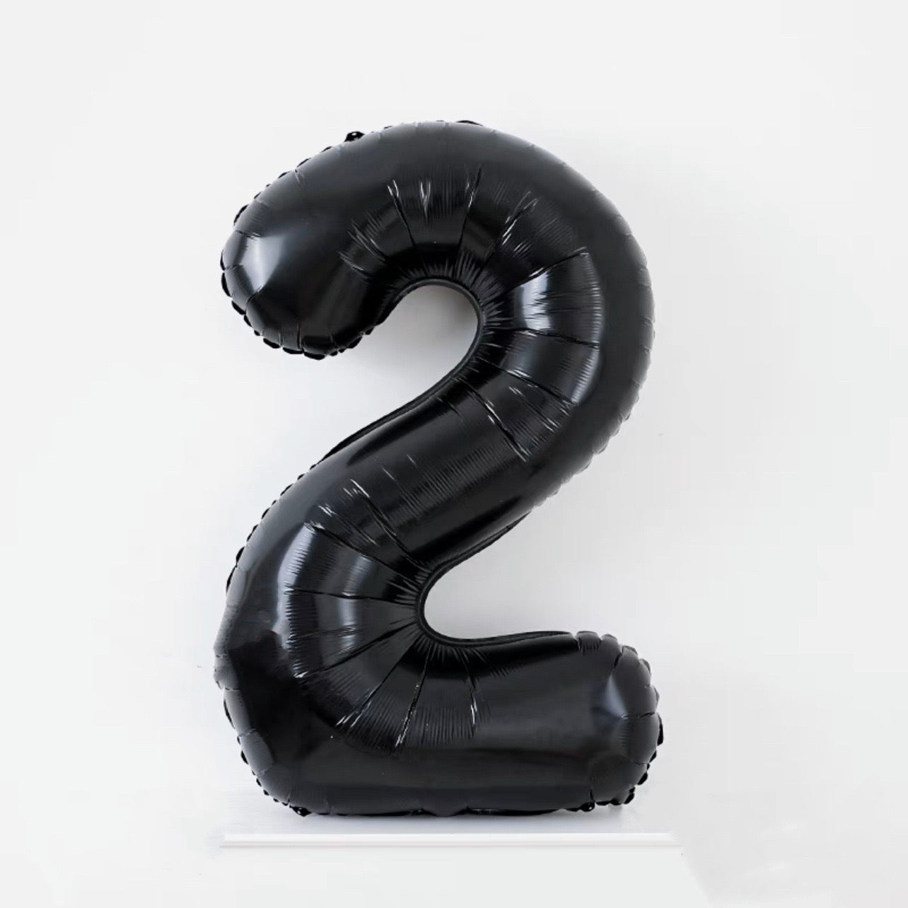 40" Black Foil Number Balloons