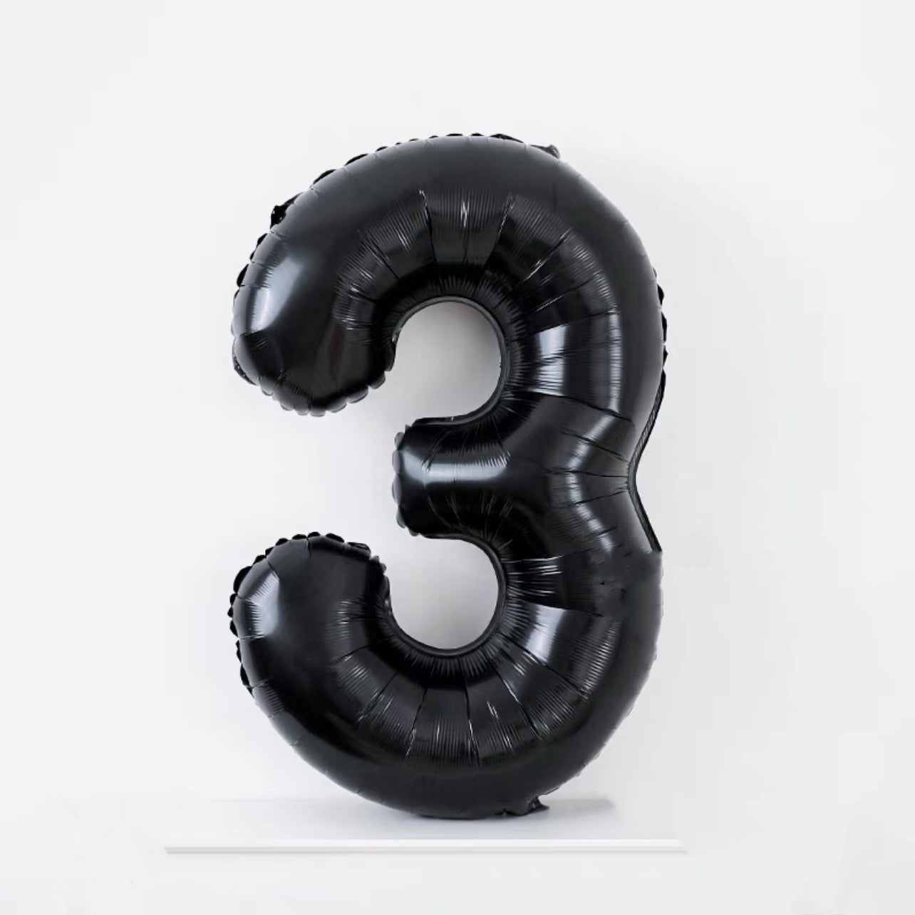 40" Black Foil Number Balloons