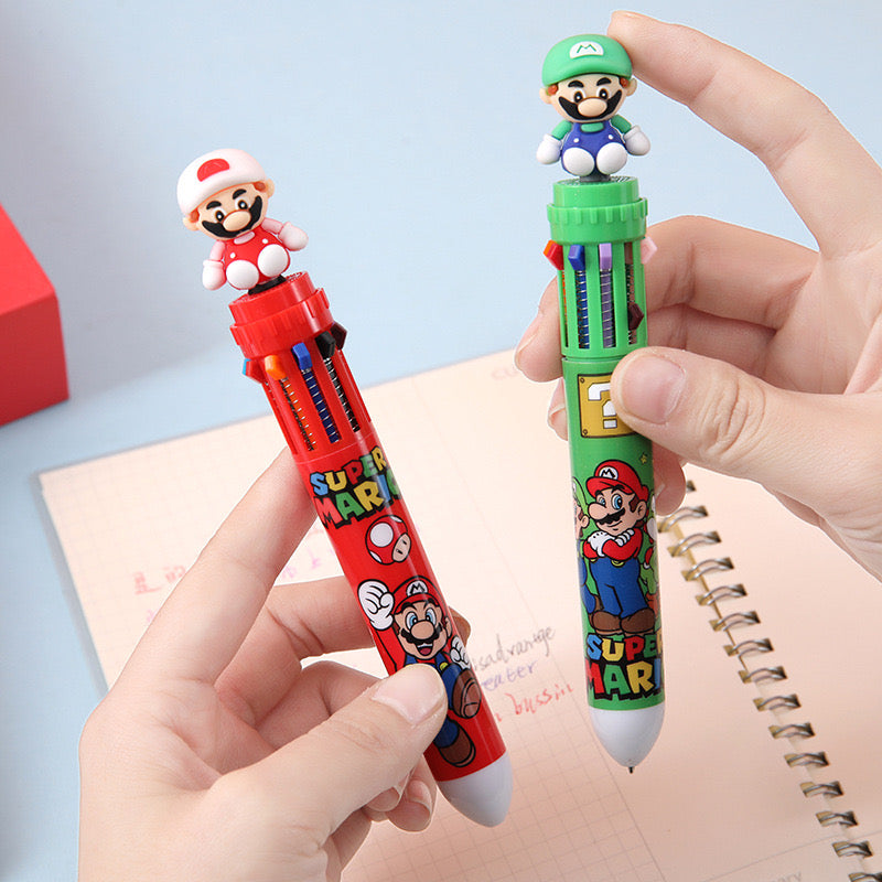 Super Mario ten color ballpoint pen