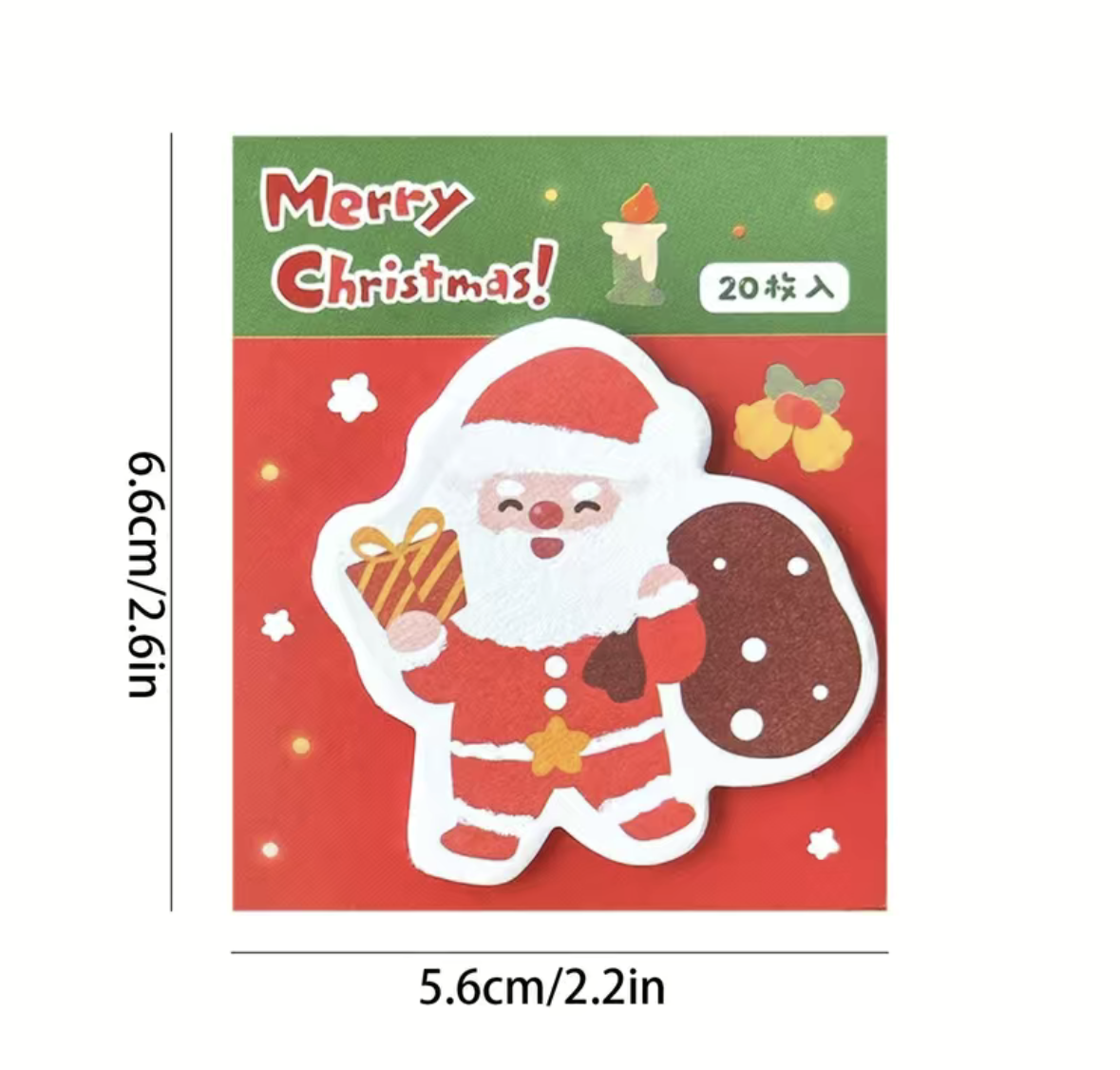 Christmas Themed Sticky Notes/ Memo Pads