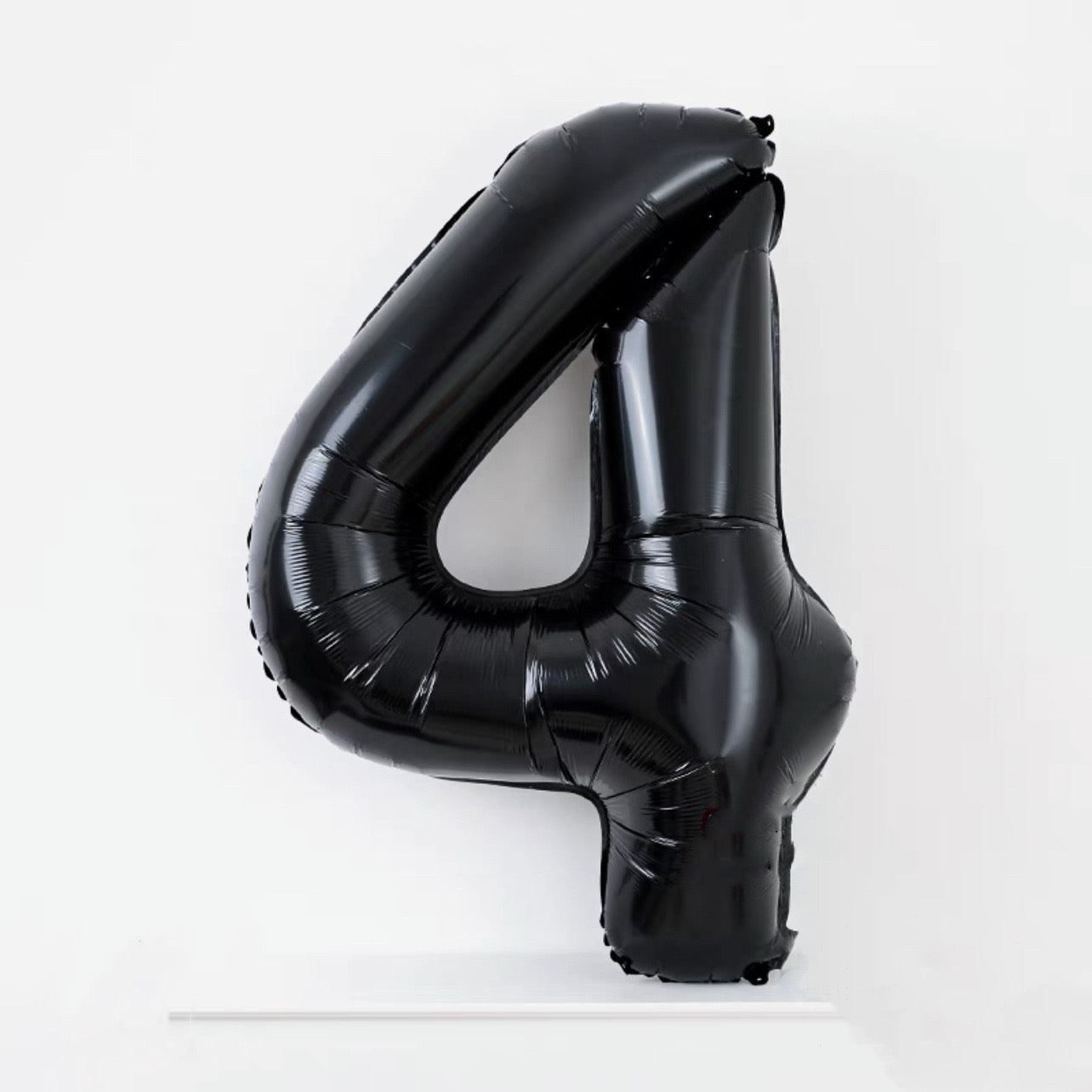 40" Black Foil Number Balloons