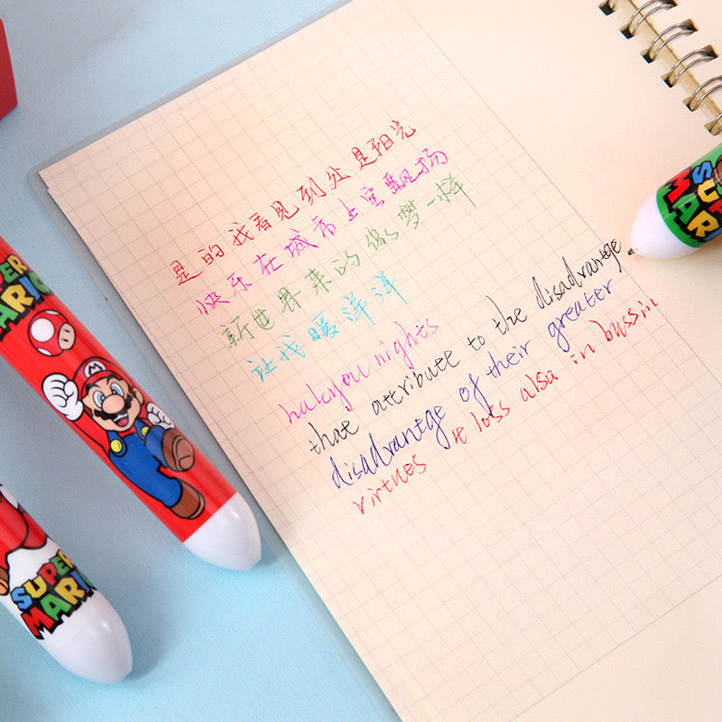 Super Mario ten color ballpoint pen