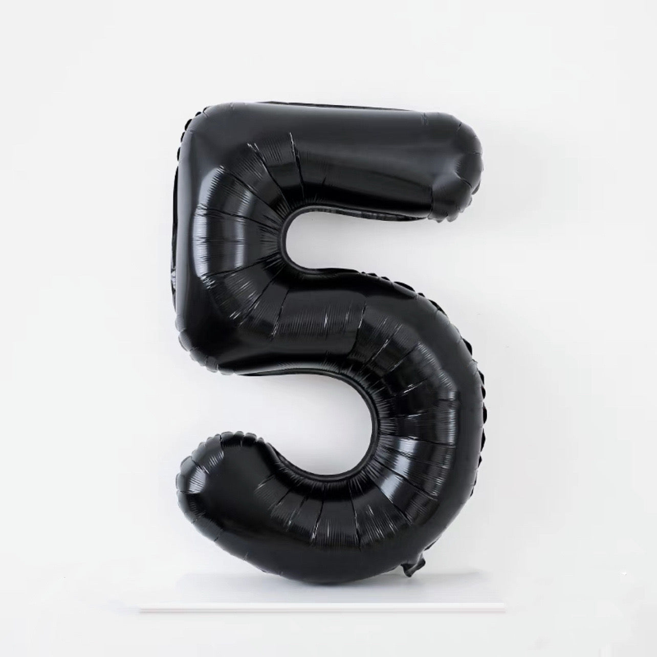 40" Black Foil Number Balloons