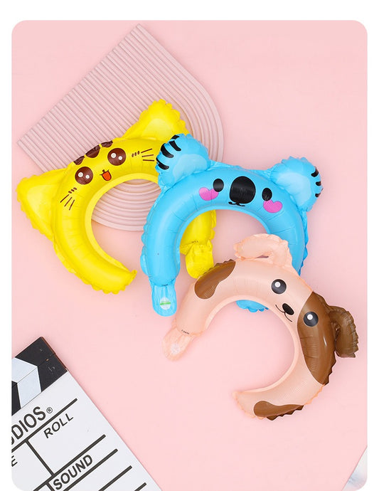 Safari party inflatable animal headbands