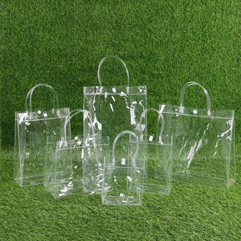 Clear PVC buckle bag