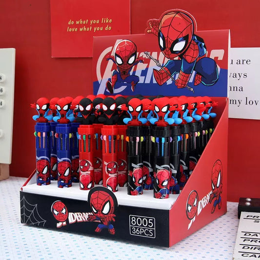 Spiderman 10 colours ballpoint pen