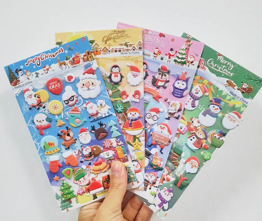 3D Christmas Stickers