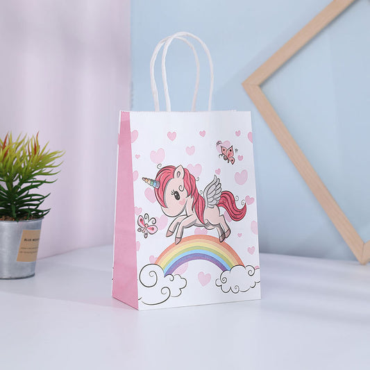 Unicorn paper carrying bag 21x15x8cm