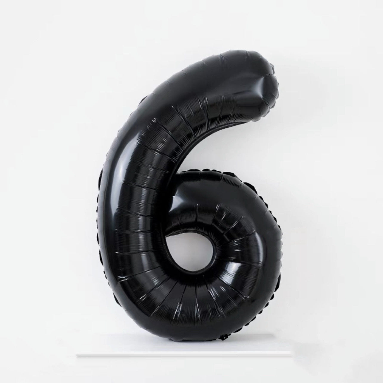 40" Black Foil Number Balloons