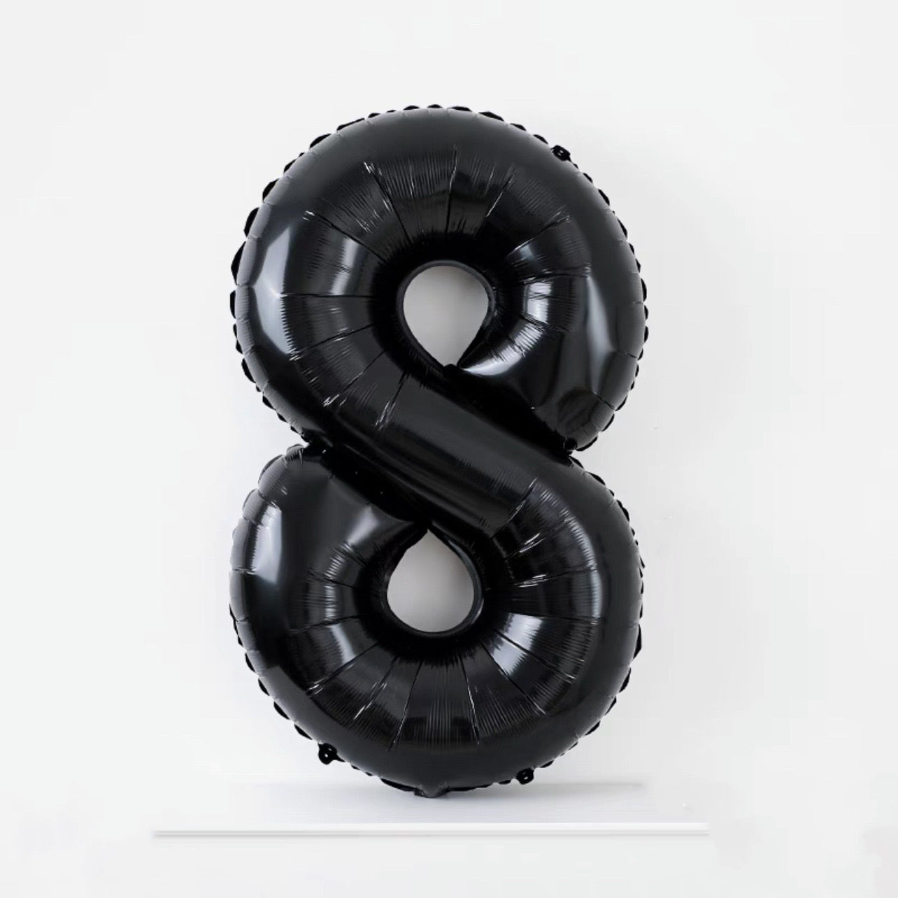 40" Black Foil Number Balloons