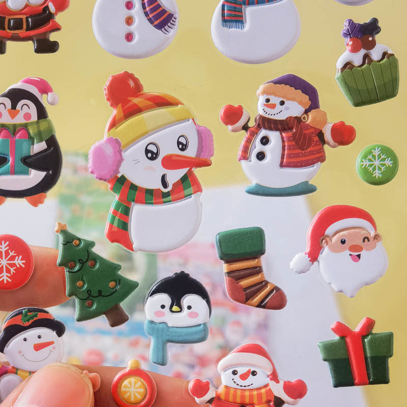 3D Christmas Stickers